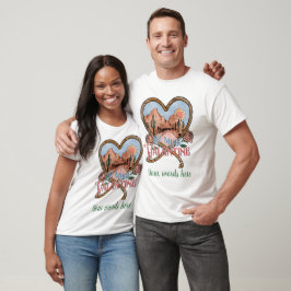 Camiseta Crear tu propio Occidente Ser mi Valentín