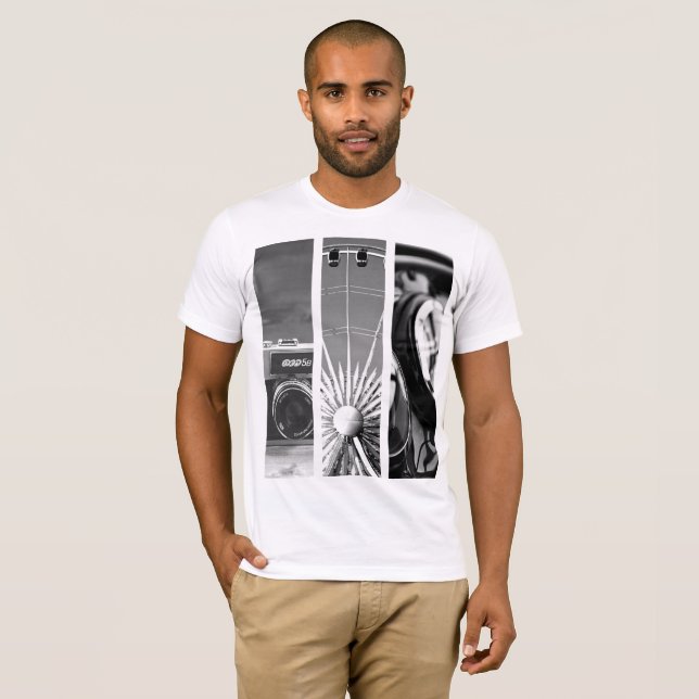 Camiseta Crear un Collage de fotos propio de 3 (Anverso completo)