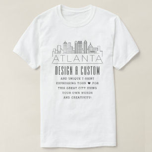 Camiseta Crear un Personalizado Atlanta, Georgia Tema