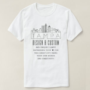 Camiseta Crear Un Personalizado Tampa, Florida Tema