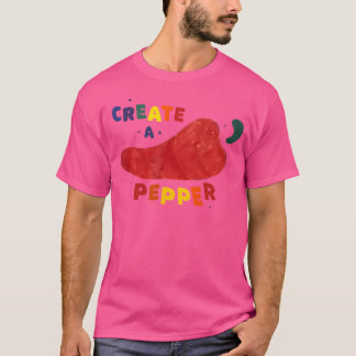 Camiseta Crear Una Gracia De Pimienta Para Los Hombres