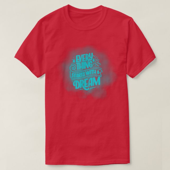 Camiseta Crear una inspiradora motivación de mensaje positi (Diseño del anverso)