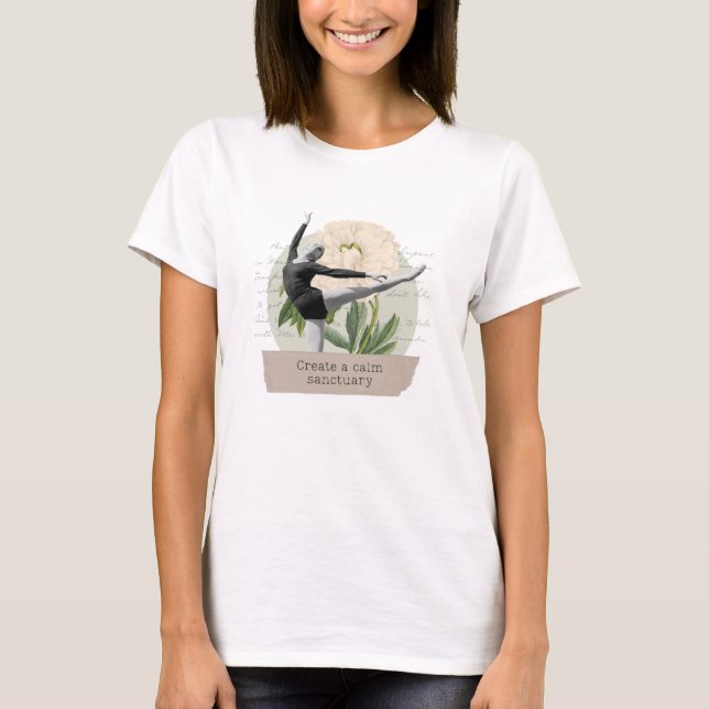 Camiseta "Create a calm sanctuary" T-Shirt  (Anverso)