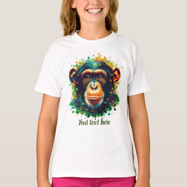 Camiseta Create your own chimpanzee (Anverso)