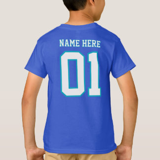 Camiseta CREATE-YOUR-OWN DIY Custom design Boys Team Number