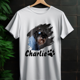 Camiseta create your own pet shirt idea here custom photo