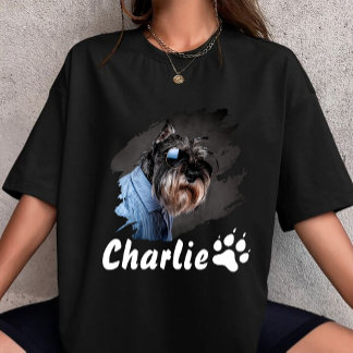 Camiseta create your own pet shirt idea here custom photo