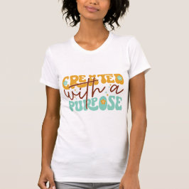 Camiseta Created With a Purpose Inspirational Mental Health