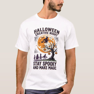 Camiseta Creativa de Halloween Arte de Luna Espelu