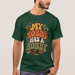 Camiseta Creativa Retro Mi Pasatiempo Tiene Un Pas