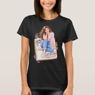 Camiseta Creativa Sueños de Cuaderno de Dibujo par