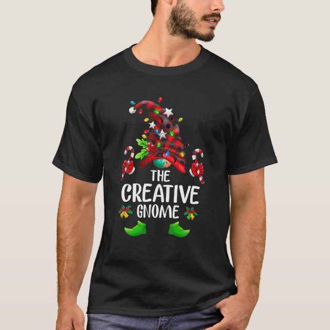 Camiseta Creative Gnome Búfalo Familia Correspondiente Chri (Anverso)