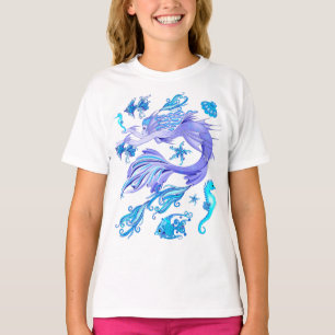 Camiseta Creatividad de hadas púrpura de Sirena