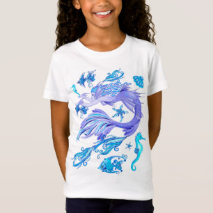 Camiseta Creatividad de hadas púrpura de Sirena