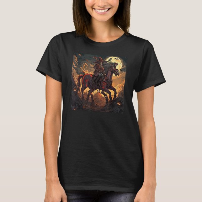 Camiseta Creatividad de Halloween en Hell Rider (Anverso)