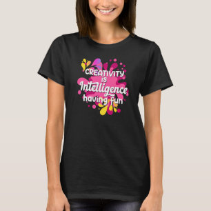 Camiseta Creatividad: la inteligencia se burla de los hombr