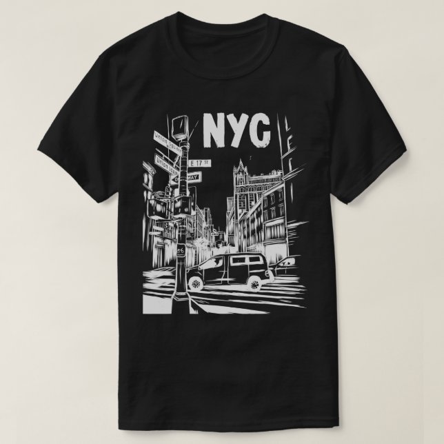 Camiseta Creativo de Nueva York (Diseño del anverso)