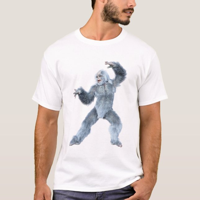 Camiseta Creatura de fantasía Yeti (Anverso)