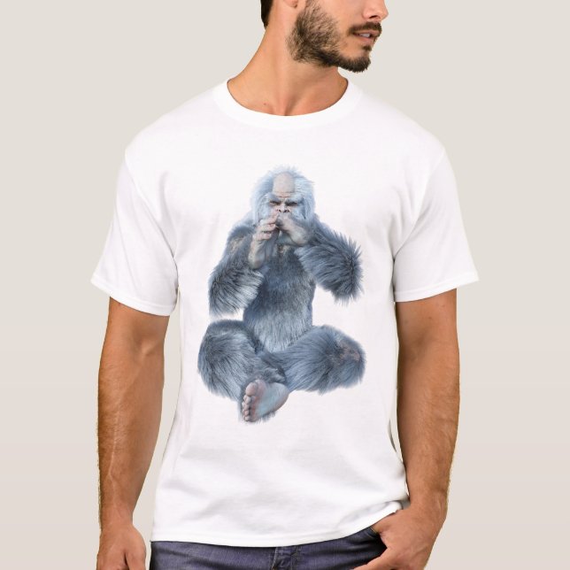 Camiseta Creatura de fantasía Yeti (Anverso)