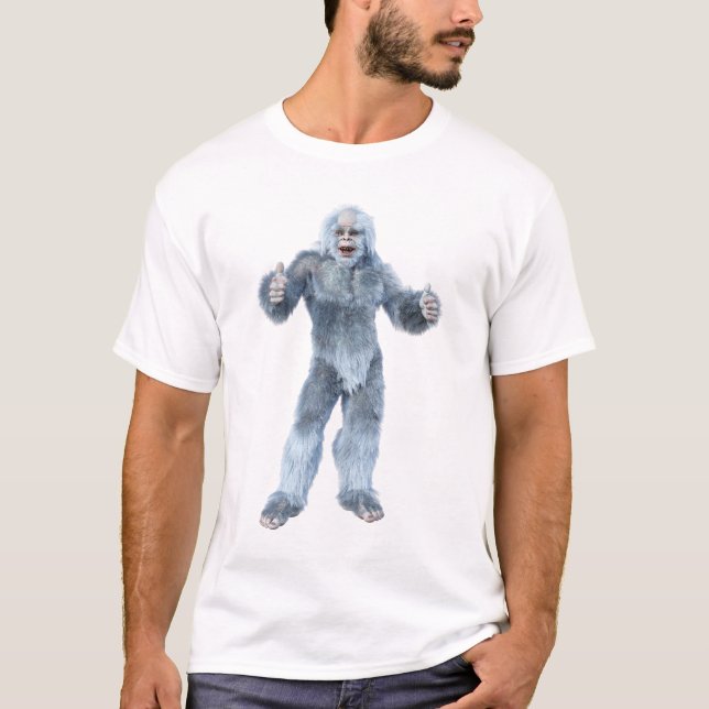 Camiseta Creatura de fantasía Yeti (Anverso)