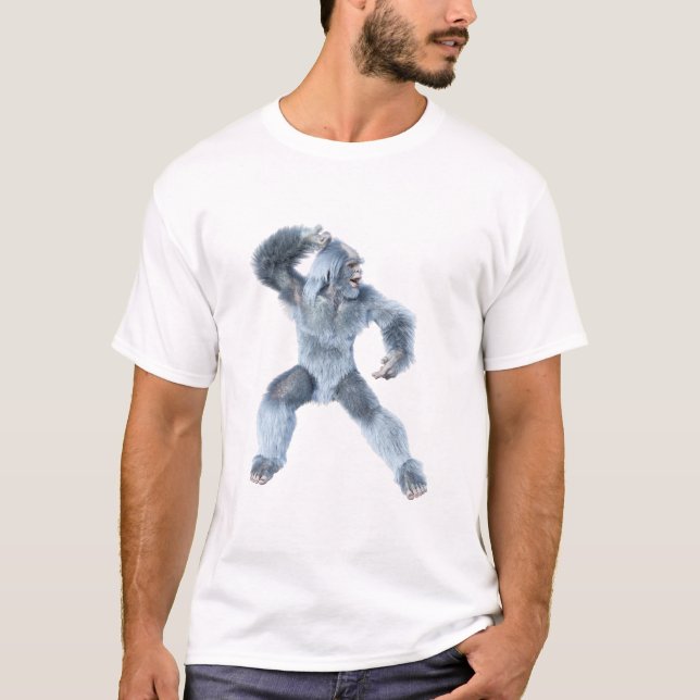 Camiseta Creatura de fantasía Yeti (Anverso)