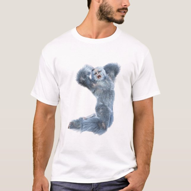 Camiseta Creatura de fantasía Yeti (Anverso)