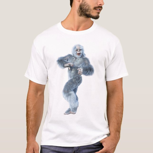 Camiseta Creatura de fantasía Yeti (Anverso)