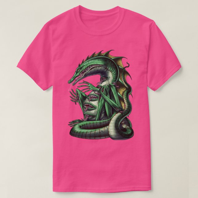 Camiseta Creatura de mitología azteca Cipactli (Diseño del anverso)