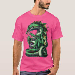 Camiseta Creatura de mitología azteca Cipactli