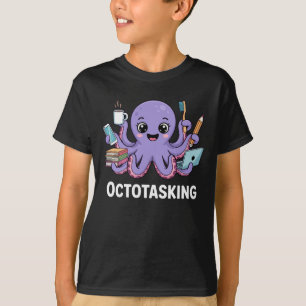 Camiseta Creatura de Octotasking en modo multitarea