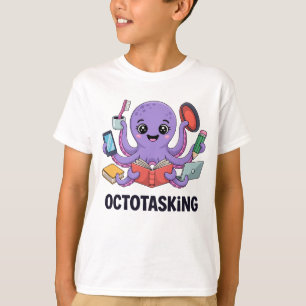 Camiseta Creatura de Octotasking en modo multitarea