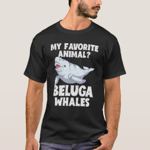Camiseta Creatura Del Mar De Beluga Océano Mammal Animal Be