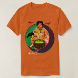 Camiseta Creatura inspiradora de miedo Calabaza Uni-sex cam