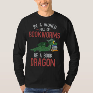 Camiseta Creatura mágica libro de gusanos de biblioteca ley
