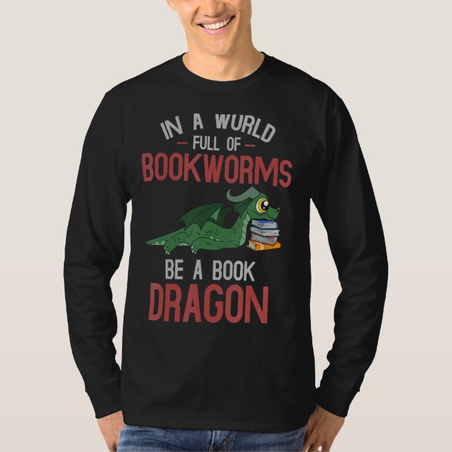 Camiseta Creatura mágica libro de gusanos de biblioteca ley (Anverso)