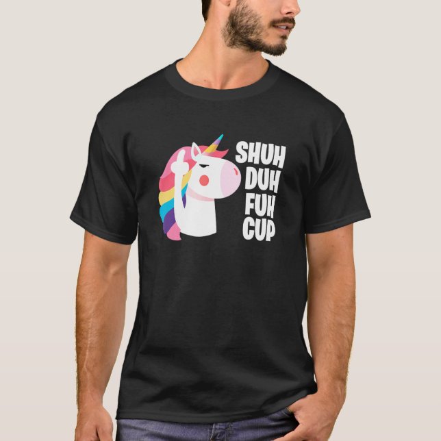 Camiseta Creatura mágica mística de la Copa Unicornio Shuh  (Anverso)