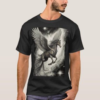 Camiseta Creatura mítica de caballo volador
