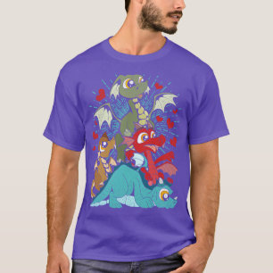 Camiseta Creatura mítica de la fantasía animal Dragón agudo