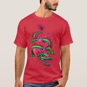 Camiseta Creatura mítica de Morphing del Rey Dragón chino