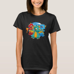 Camiseta Creatura mítica Fantasía Animal Cute Dragon