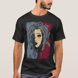 Camiseta Creatura mítica Medusa Gorgonos de mitología grieg