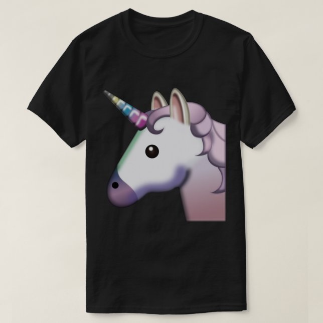 Camiseta Creatura mítica unicornio Emoji de hadas de hadas 