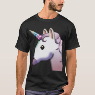 Camiseta Creatura mítica unicornio Emoji de hadas de hadas 