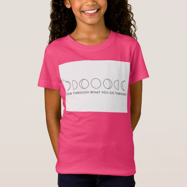 CAMISETA CRECE A TRAVÉS DE LO QUE PASAS  (Anverso)