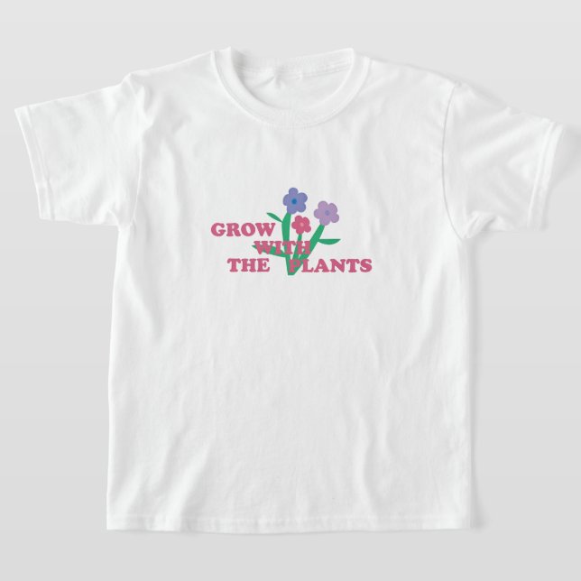 Camiseta Crece con las plantas  (Distribución)