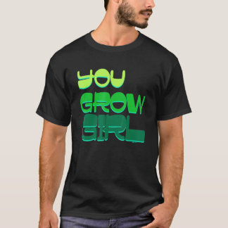 Camiseta Crece jardinería Chica
