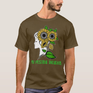 Camiseta Crece Pensamientos Positivos Concienciación sobre