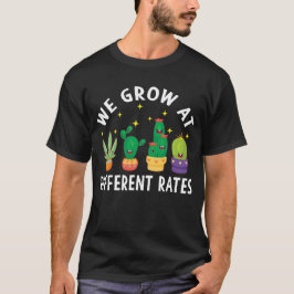 Camiseta Crecemos A Tasas Diferentes Maestra De Mentalidad 