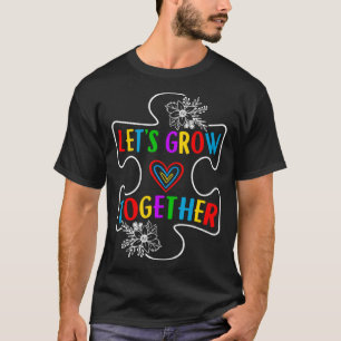 Camiseta Crecemos juntos el autismo en el mes de la concien