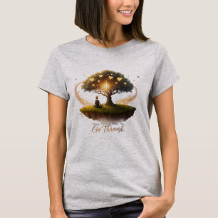 Camiseta Crecer a través de lo que pasas - Inspirador
